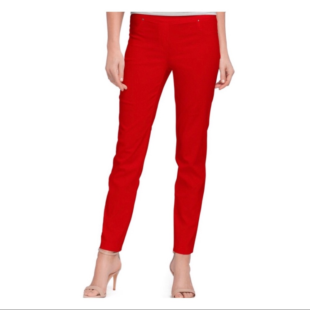 Women’s 89th & Madison Red Pull On Pants, Size S